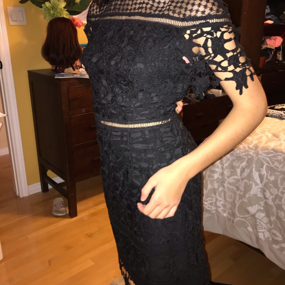 ASOS Black Lace Dress - Picture 4 of 11